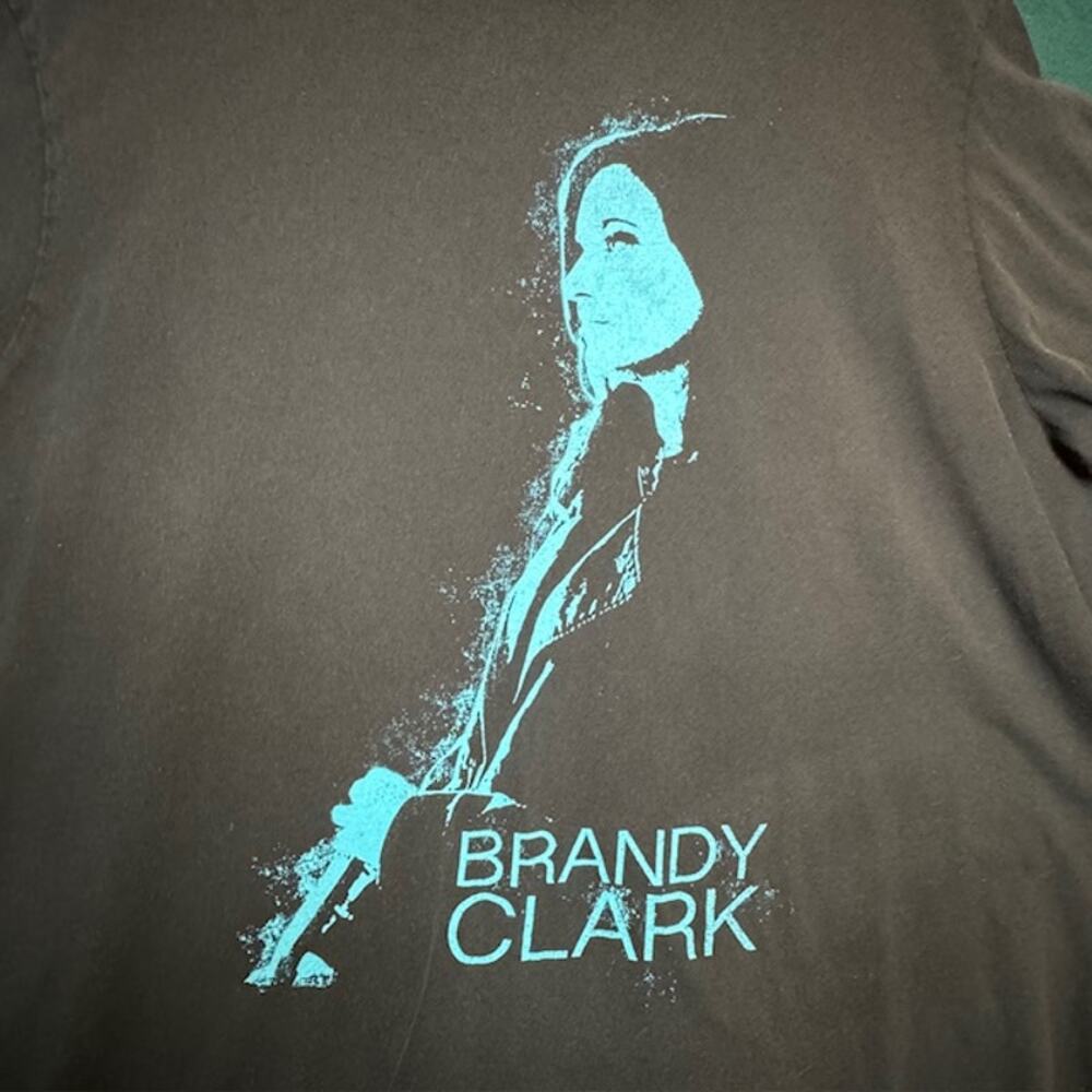 Brandy Clark Country Music Tour Merch Unisex Black Blue Graphic Tshirt  Sz XL